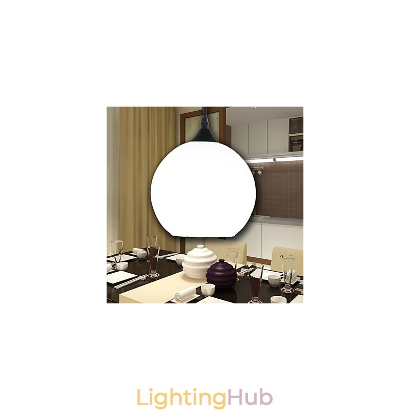 Contemporary And Contracted L Creative Glass Meals Chandelier Lamp Light