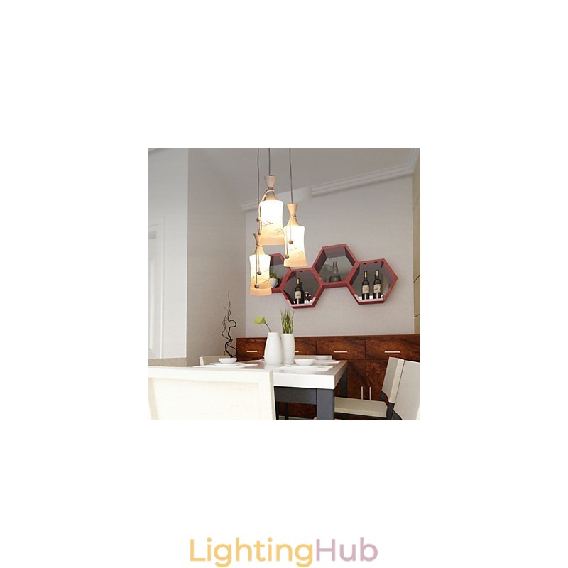 Creative Warm Air Line Leaves Droplight Lamp Light