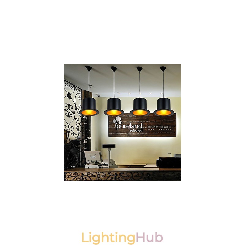 Retro Painting Metal Pendant Light Garage