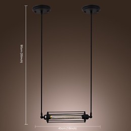 Traditional Classic Vintage Island Painting Pendant Light