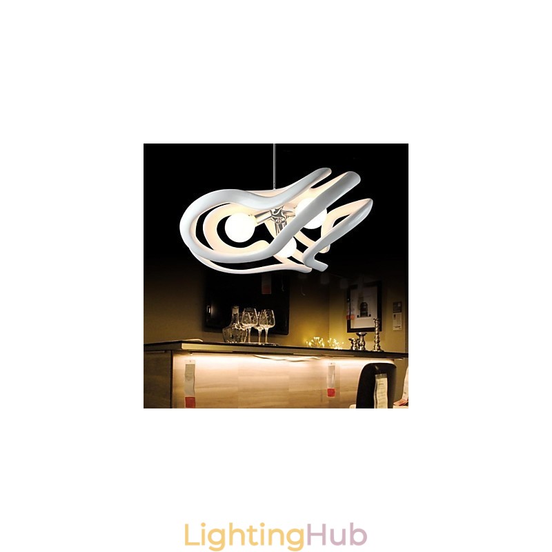 Modern Contemporary Painting Resin Pendant Light
