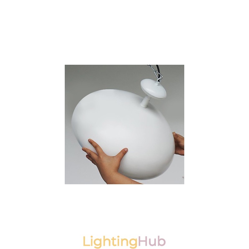 Modern Contemporary Retro Bowl Painting Pendant Light