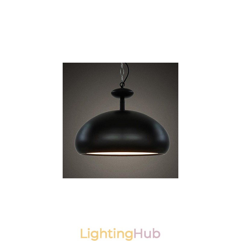 Modern Contemporary Retro Bowl Painting Pendant Light
