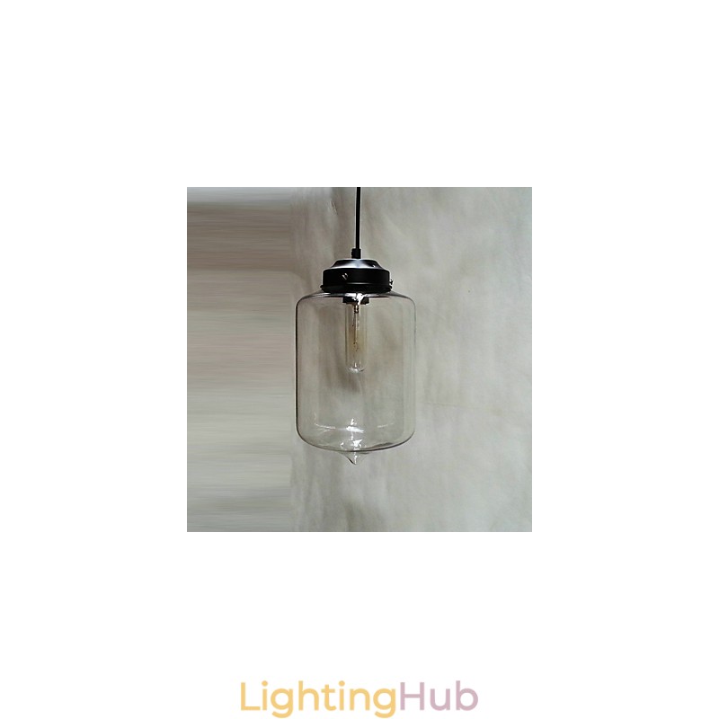 Bottle Design Pendant 1 Light Minimalist Iron Painting