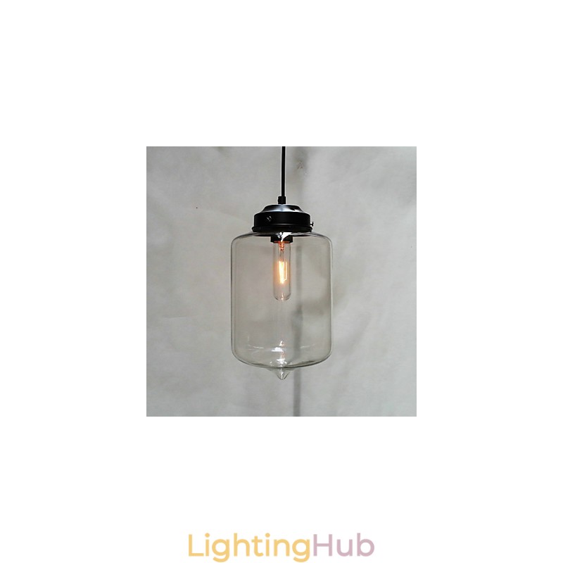 Bottle Design Pendant 1 Light Minimalist Iron Painting