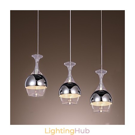 French Style Creative 3 Light Pendant in Shape Of Goblet French Style Creative 3 Light Pendant in Shape Of Goblet