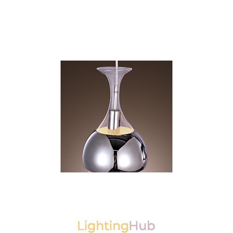 French Style Creative 3 Light Pendant in Shape Of Goblet