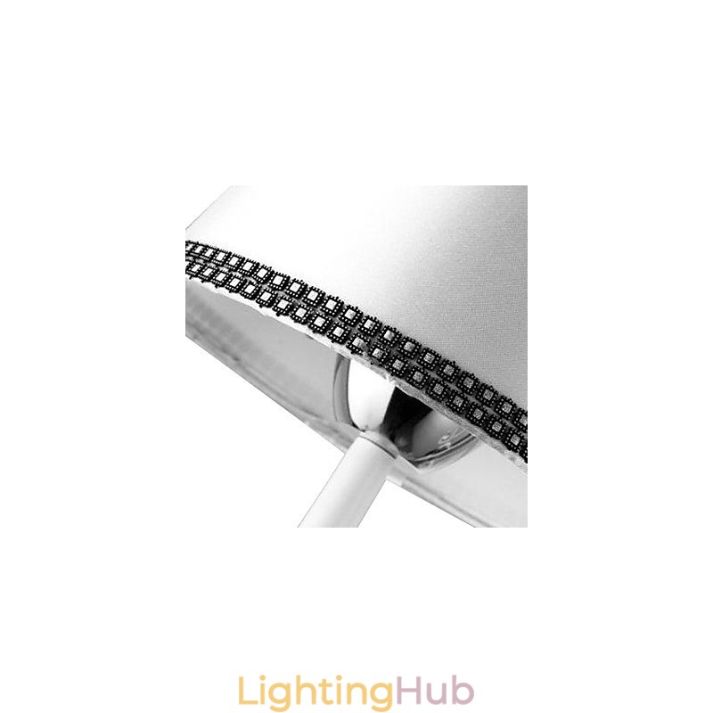 Modern Contemporary Crystal Chrome Metal Chandelier