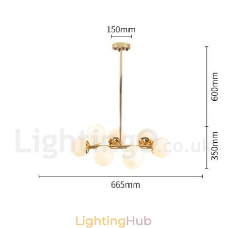 8 Light Modern Contemporary Chandelier with Glass Shade Light 8 Light Modern Contemporary Chandelier with Glass Shade Light