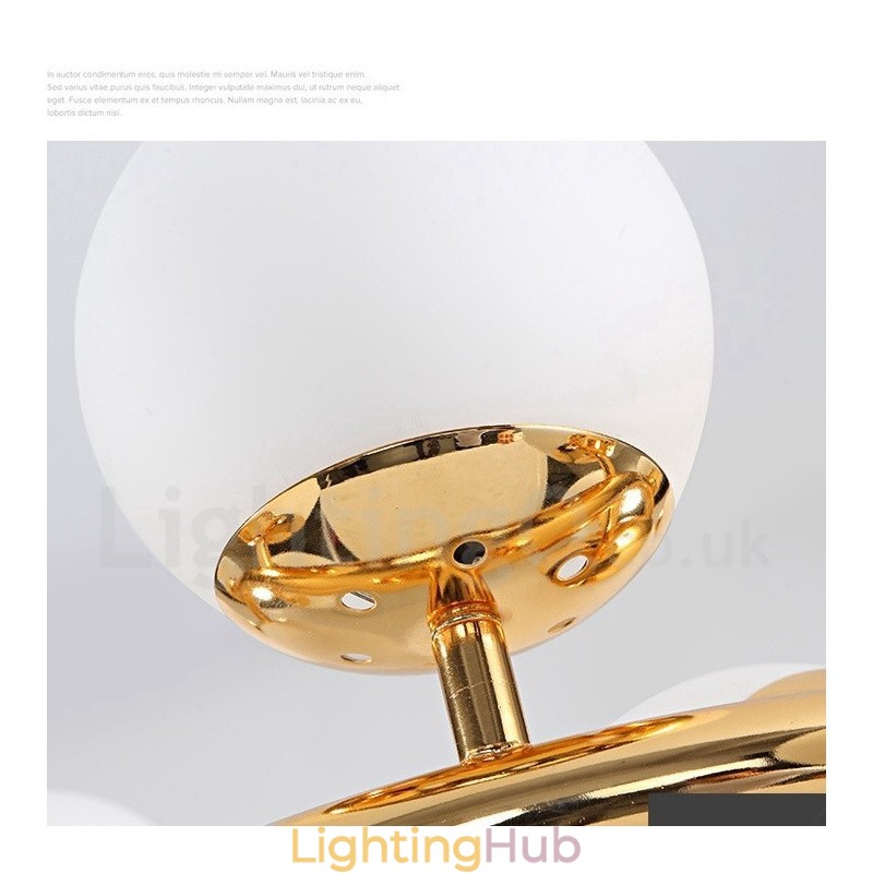 Modern Contemporary 16 Light Chandelier with Glass Shade and Lamp