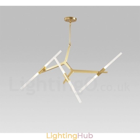 6 Light Modern Contemporary 2 Tier Chandelier Light (Black Golden) 6 Light Modern Contemporary 2 Tier Chandelier Light (Black Golden)