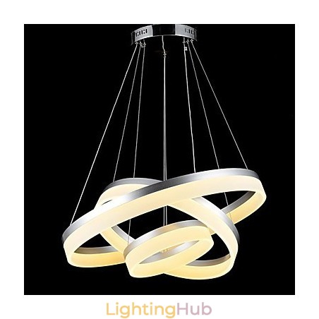 Round Pendant Light Modern Acrylic Lamps Lighting Luxurious Three Rings Ceiling Lights Fixtures Round Pendant Light Modern Acrylic Lamps Lighting Luxurious Three Rings Ceiling Lights Fixtures