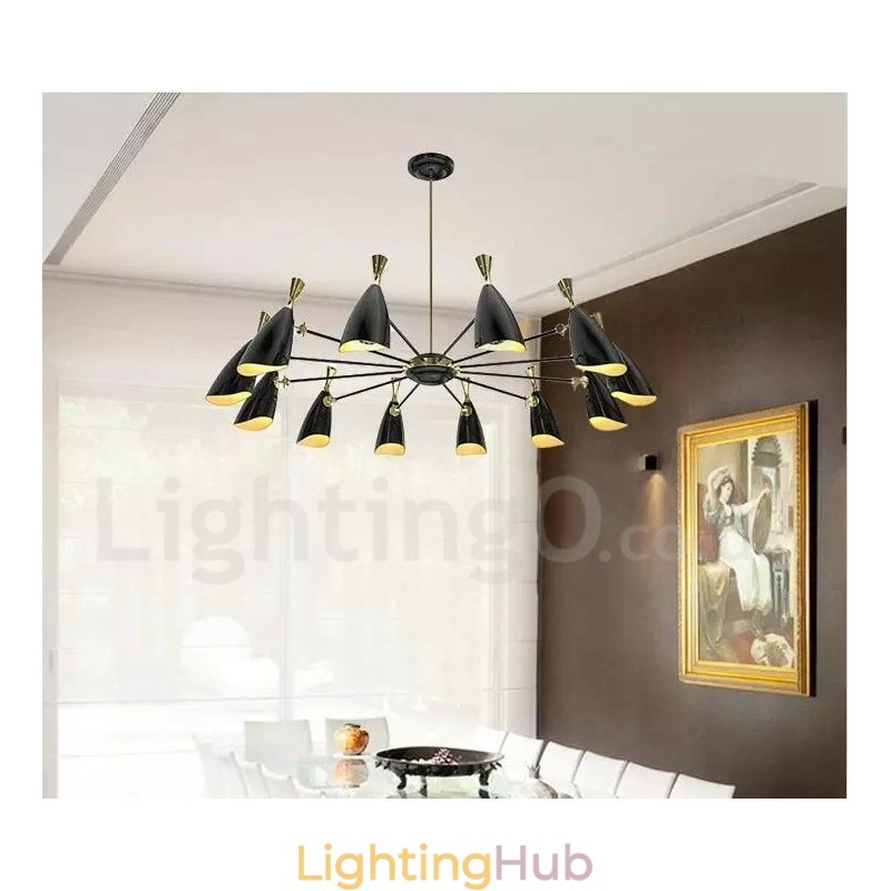 12 Light Chandelier Modern Contemporary Style Light