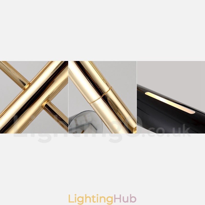 2 Tier Modern Contemporary 4 Light Chandelier