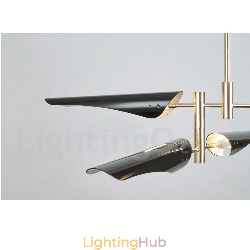 Modern Contemporary 4 Tier 8 Light Chandelier