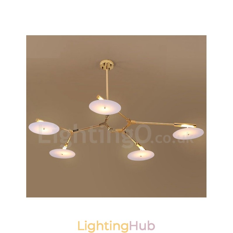 5 Light Modern Contemporary Chandelier Lamp