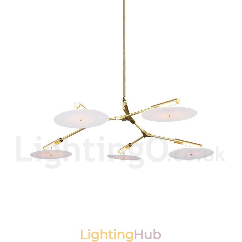 5 Light Modern Contemporary Chandelier Lamp