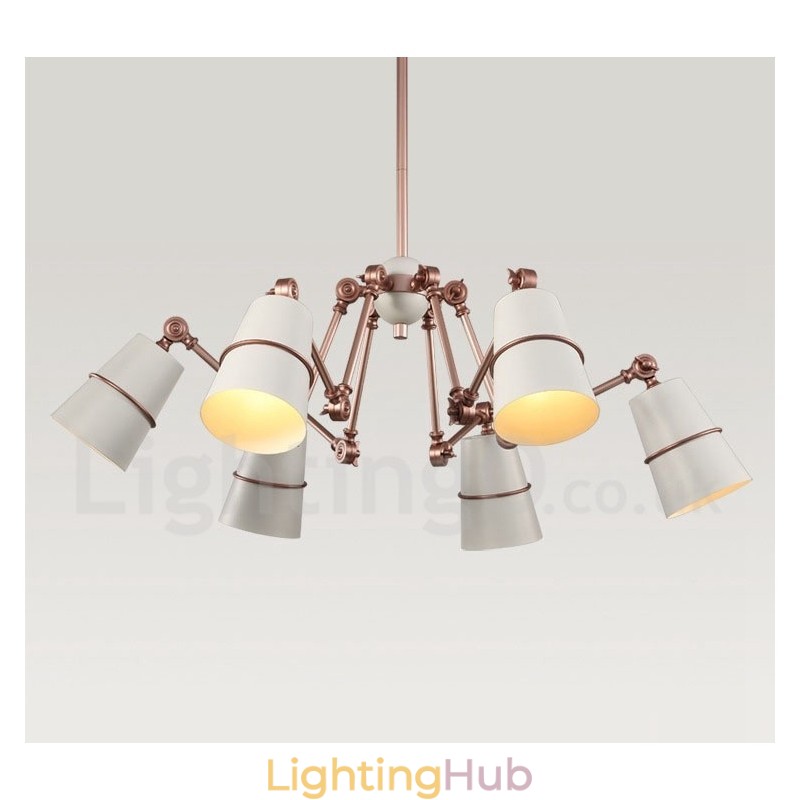 6 Light Chandelier Lamp with Modern Contemporary Style Light