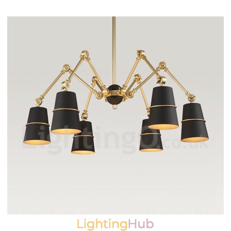 6 Light Chandelier Lamp with Modern Contemporary Style Light