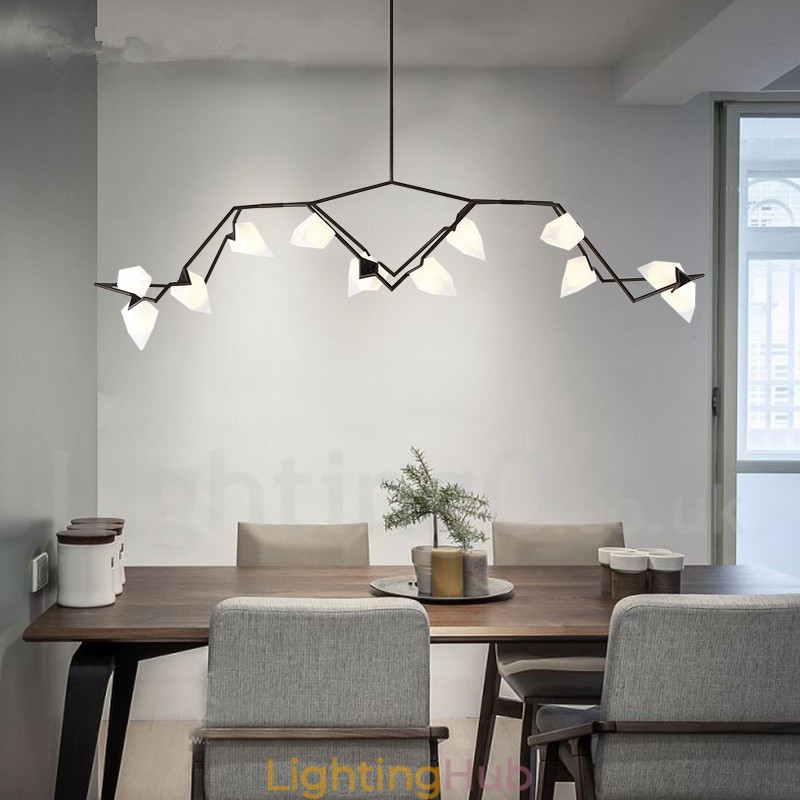 Modern Contemporary 8 Light Chandelier Lamp Light