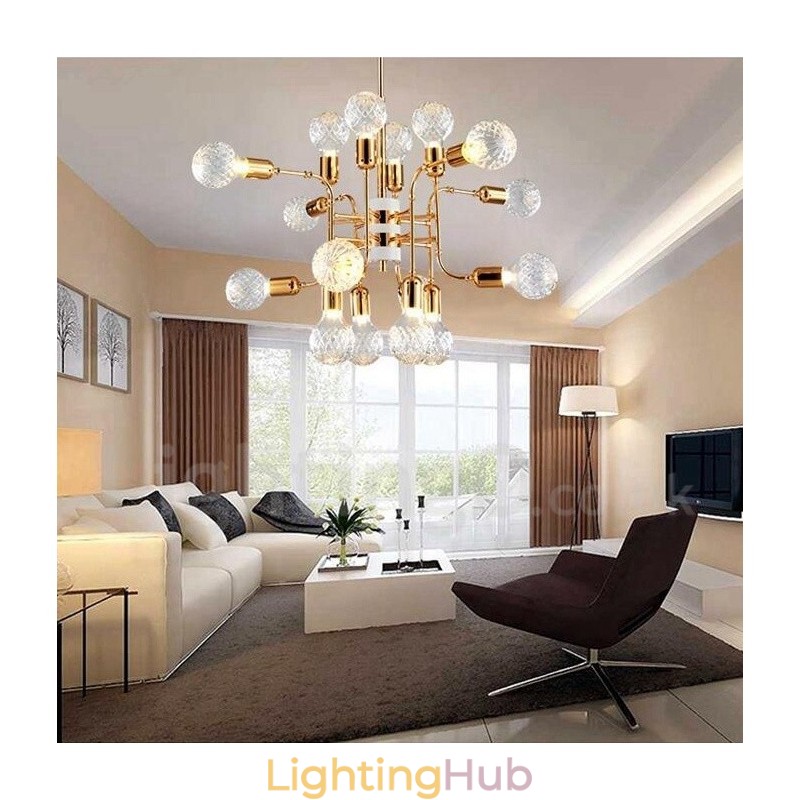 4 Tier Modern Contemporary 16 Light Chandelier Lamp Light