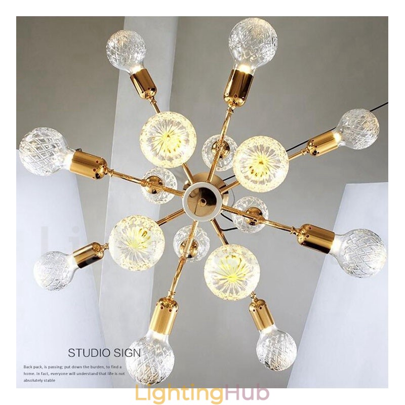 4 Tier Modern Contemporary 16 Light Chandelier Lamp Light