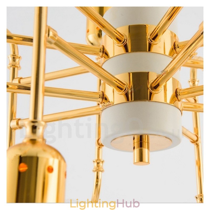 4 Tier Modern Contemporary 16 Light Chandelier Lamp Light