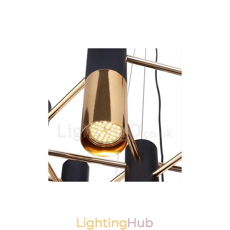 Modern Contemporary 13 Light Chandelier Single Tier Lamp Light