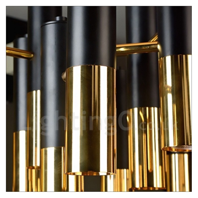 Modern Contemporary 19 Light Chandelier Single Tier Lamp Light