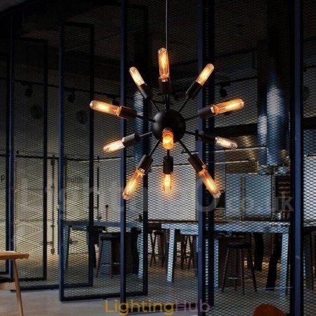12 Light Retro Vintage Sputnik Chandelier 12 Light Retro Vintage Sputnik Chandelier