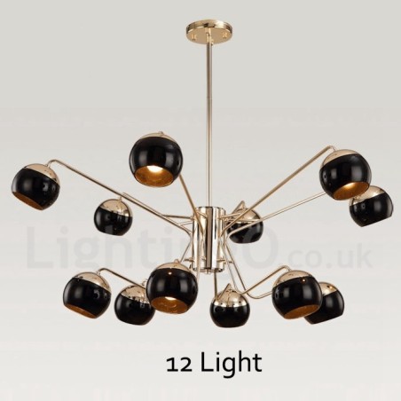 12 Light 2 Tier Modern Contemporary Metal Chandelier Lamp with Glass Shade 12 Light 2 Tier Modern Contemporary Metal Chandelier Lamp with Glass Shade