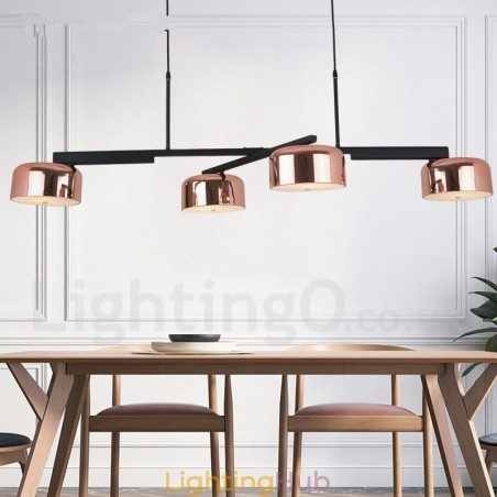 4 Light Single Tier Modern Contemporary Rotatable Chandelier Light 4 Light Single Tier Modern Contemporary Rotatable Chandelier Light