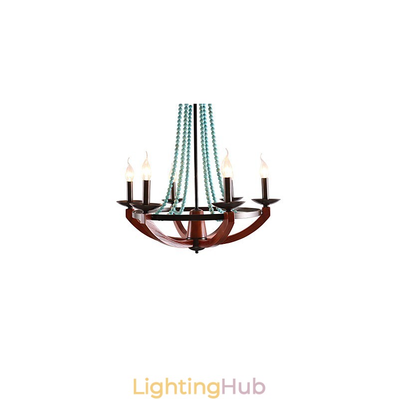 Bohemia 6 Simple European Mediterranean Head DropAmerican Country British Rural Living Lamps