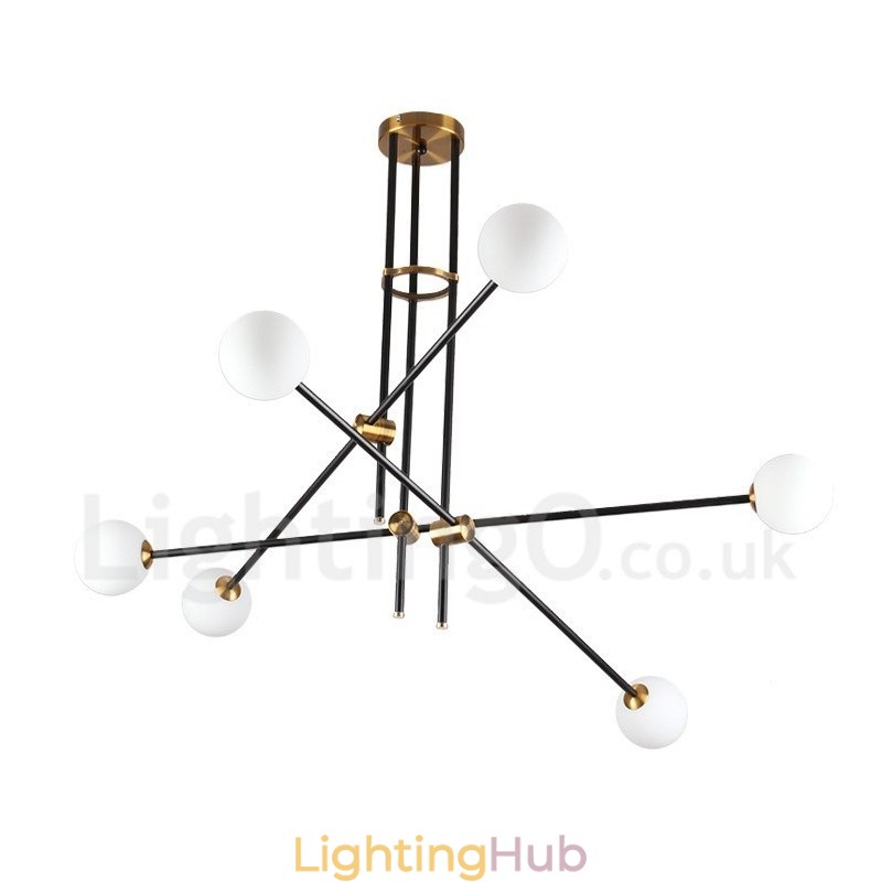 Modern Contemporary 6 Light 3 Tier Chandelier Light
