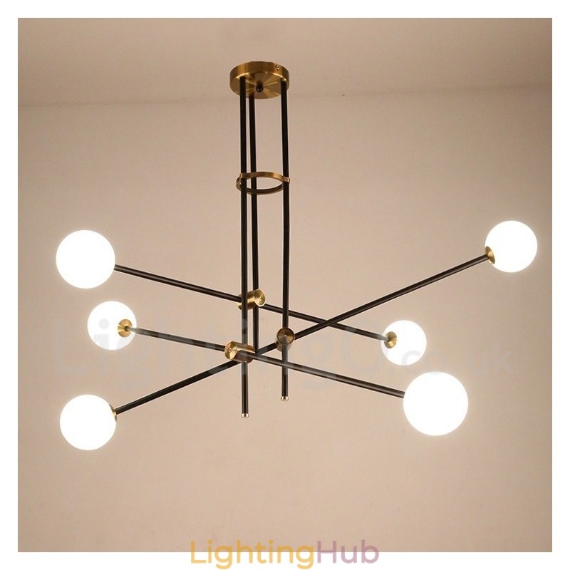Modern Contemporary 6 Light 3 Tier Chandelier Light