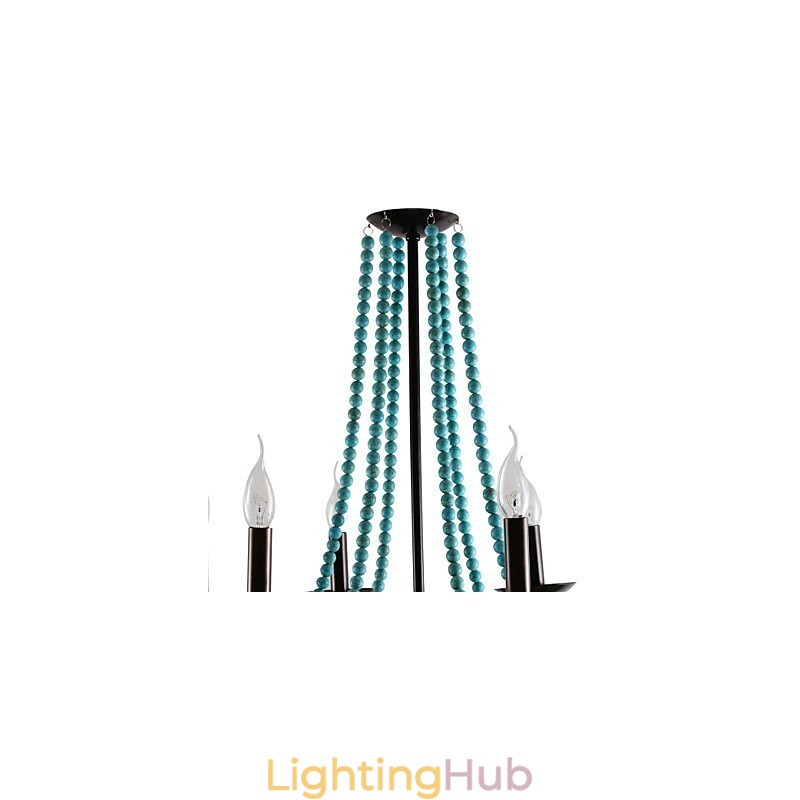 Bohemia 6 Simple European Mediterranean Head DropAmerican Country British Rural Living Lamps