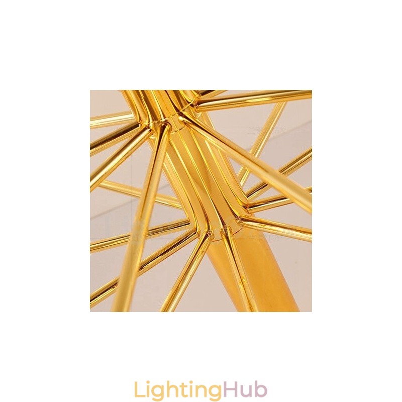 40 Light Golden 2 Tier Modern Contemporary Chandelier Light Lamp