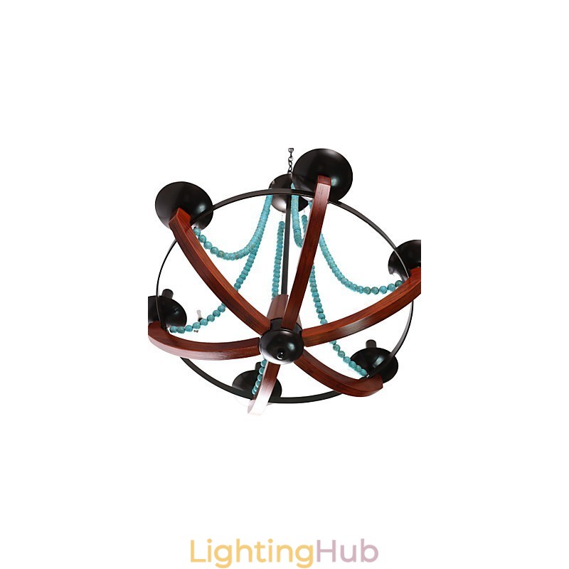 Bohemia 6 Simple European Mediterranean Head DropAmerican Country British Rural Living Lamps