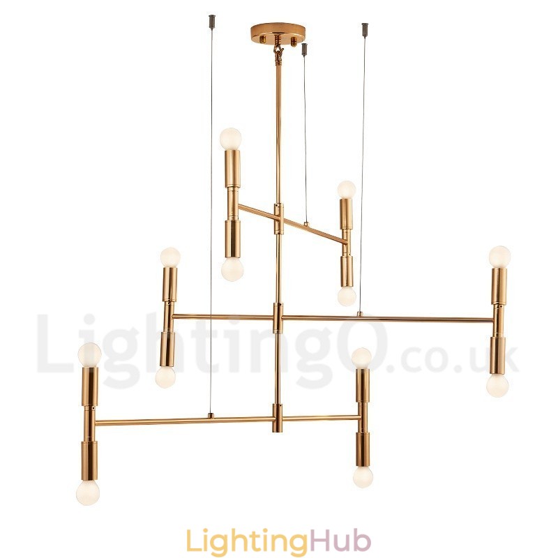 8 Light 3 Tier Modern Contemporary Chandelier Lamp Light
