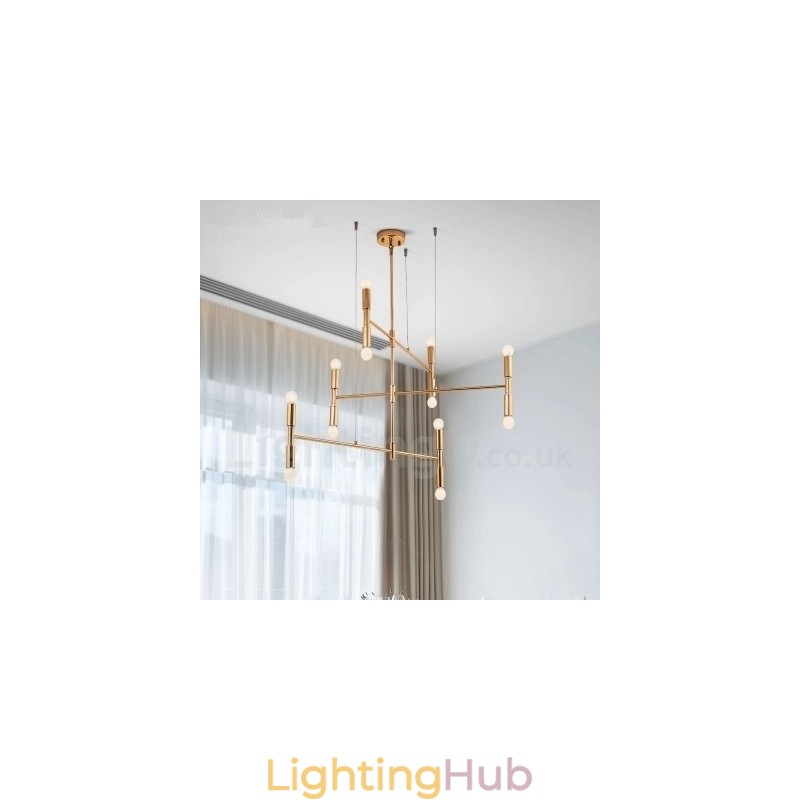 8 Light 3 Tier Modern Contemporary Chandelier Lamp Light