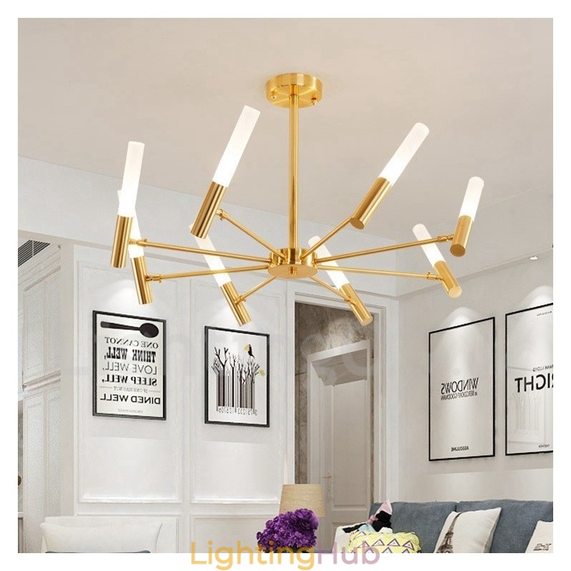8 Light Rotatable Modern Contemporary Chandelier Light