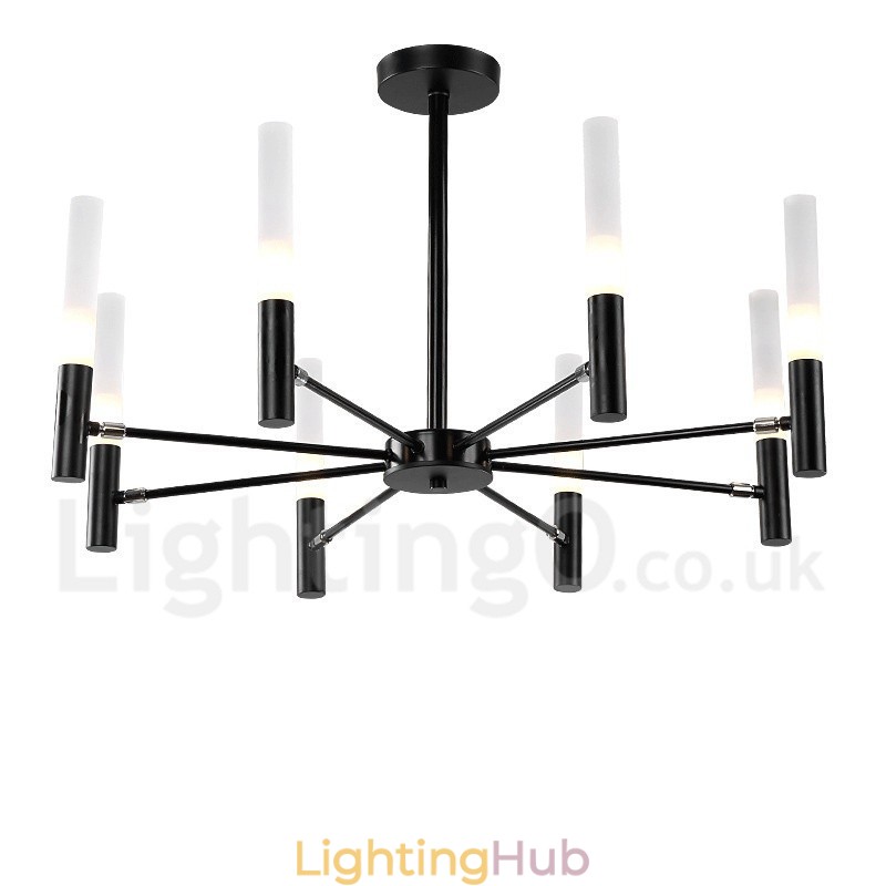 8 Light Rotatable Modern Contemporary Chandelier Light