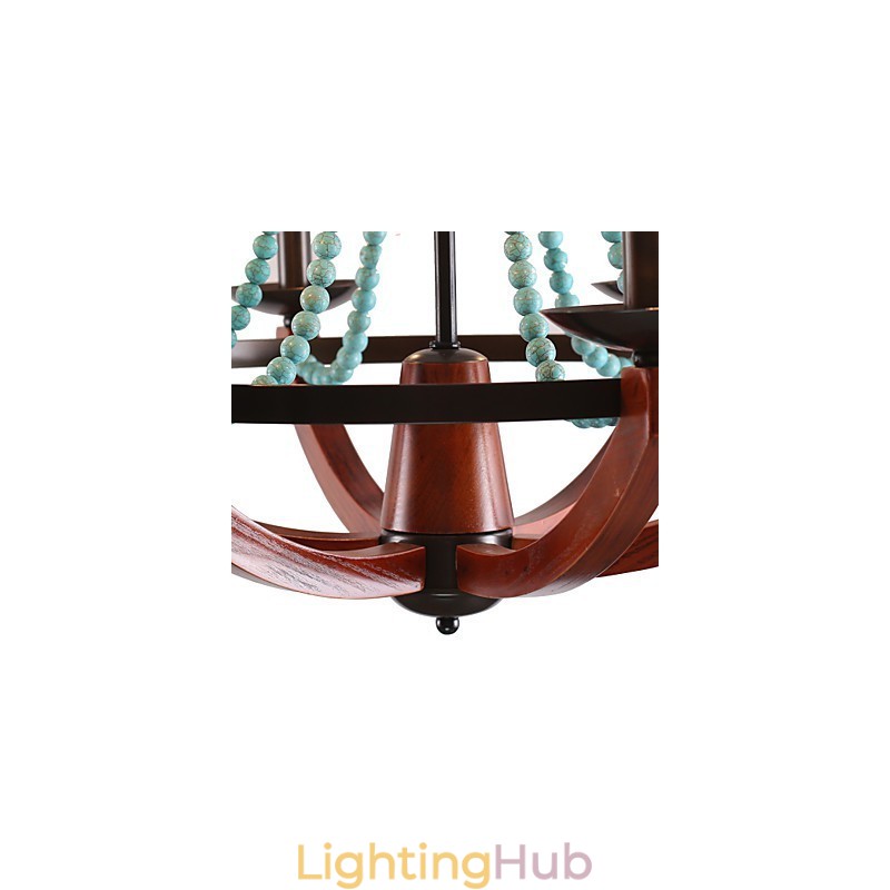 Bohemia 6 Simple European Mediterranean Head DropAmerican Country British Rural Living Lamps