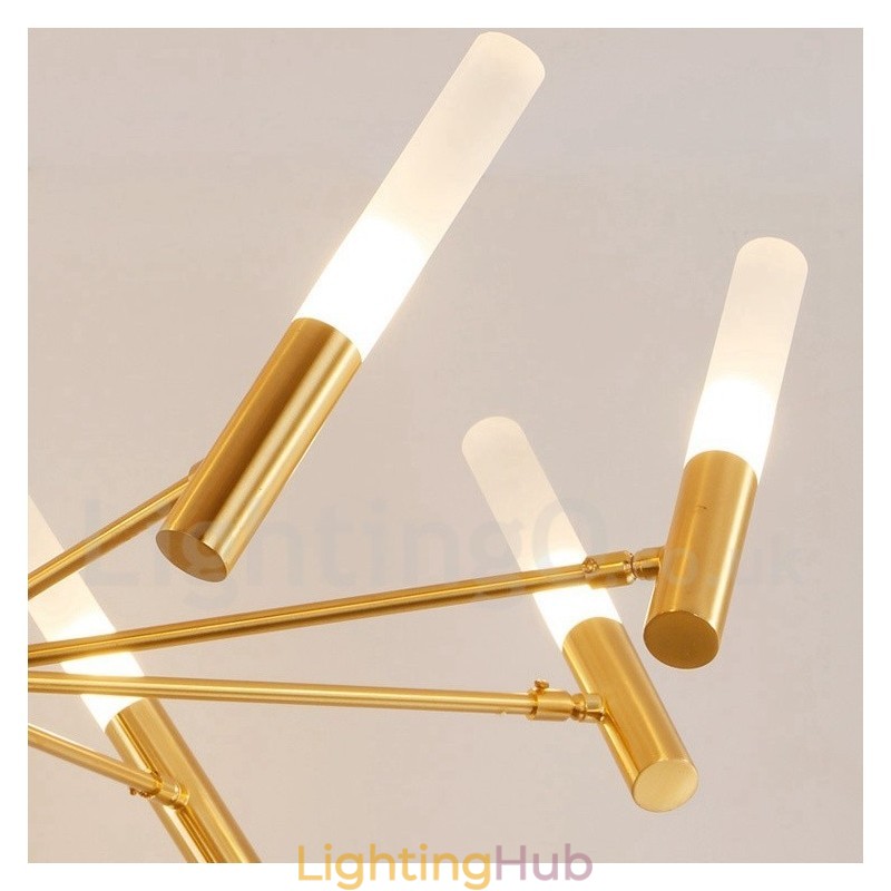 8 Light Rotatable Modern Contemporary Chandelier Light