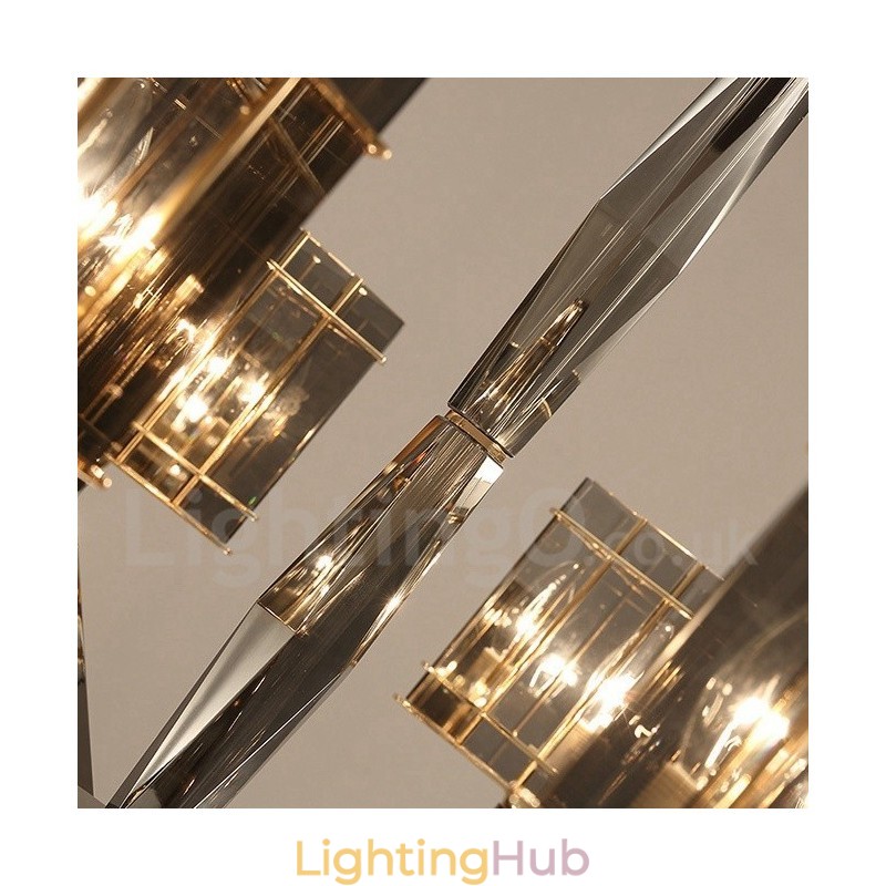 3 Light Modern Contemporary Single Tier Chandelier Light
