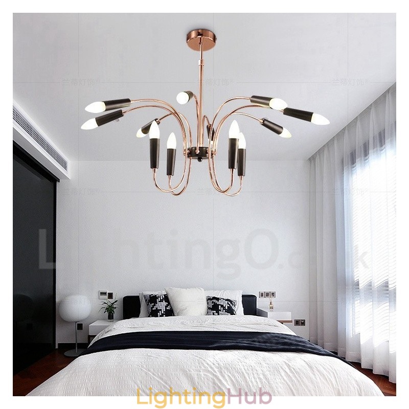2 Tier 12 Light Modern Contemporary Chandelier Light