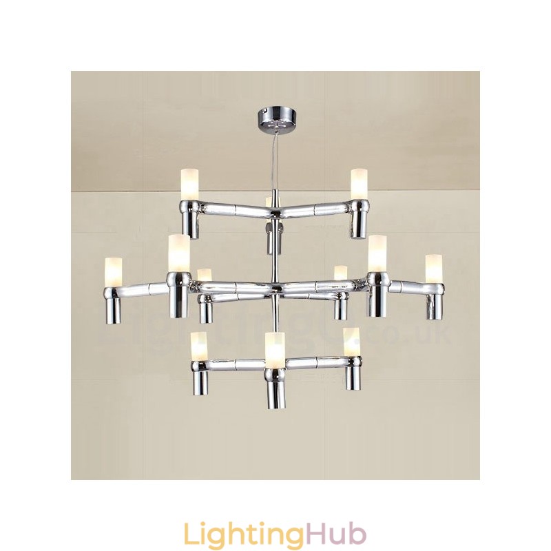 12 Light 3 Tier Modern Contemporary Chandelier Lamp Light