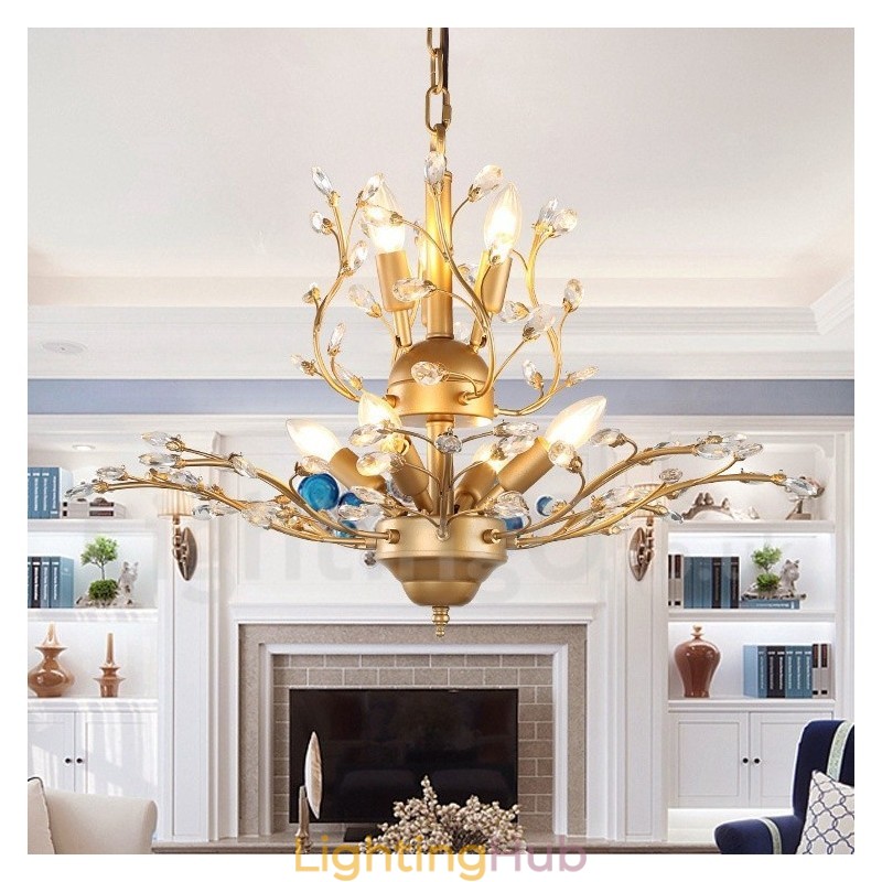 60CM Height 45CM Wide Modern Contemporary 7 Light Chandelier Lamp Light