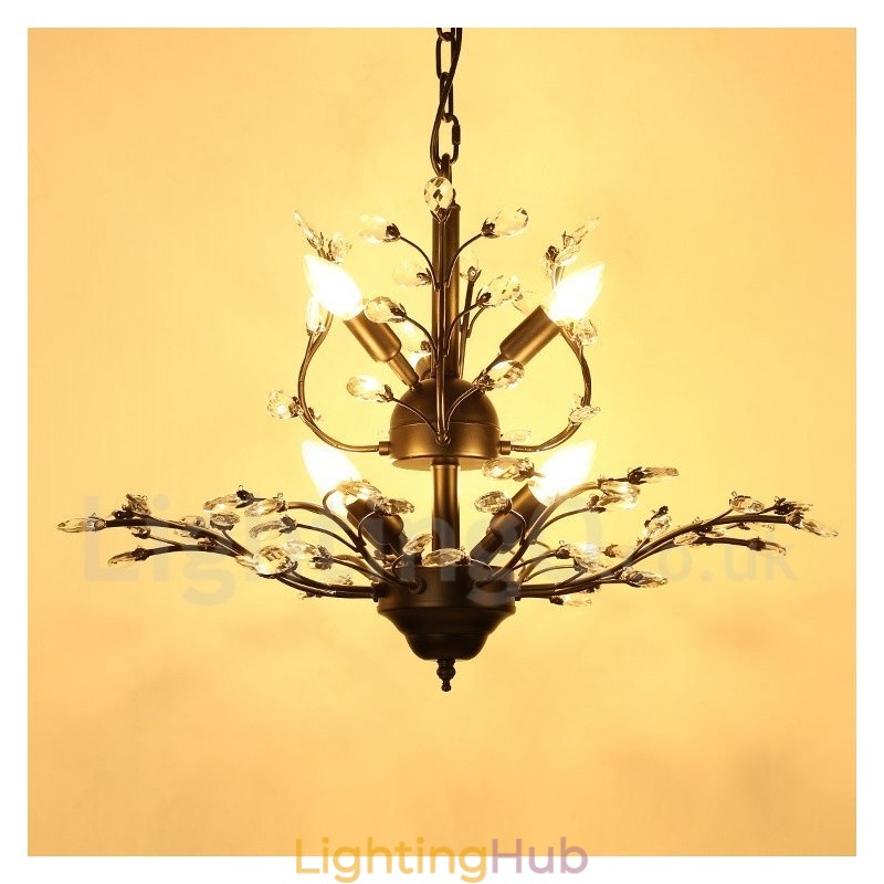 60CM Height 45CM Wide Modern Contemporary 7 Light Chandelier Lamp Light