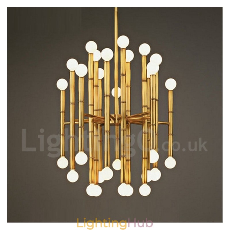 Modern Contemporary 30 Light 2 Tier Chandelier for Light